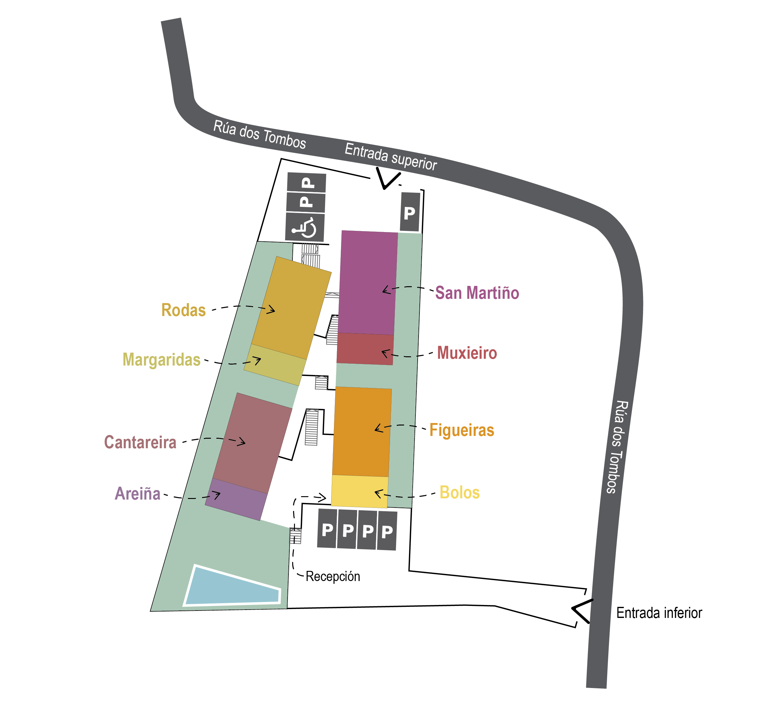 Esquema apartamentos Acíes